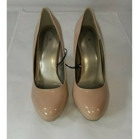 Worthington Wor Jean Nougat Heels Women Size 10 M New In Box NWT Platform. - Picture 5 of 8